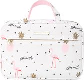 Trousse de toilette à suspendre pour femme, grande trousse à maquillage étanche, organisateur, Flamingo-a, moderne