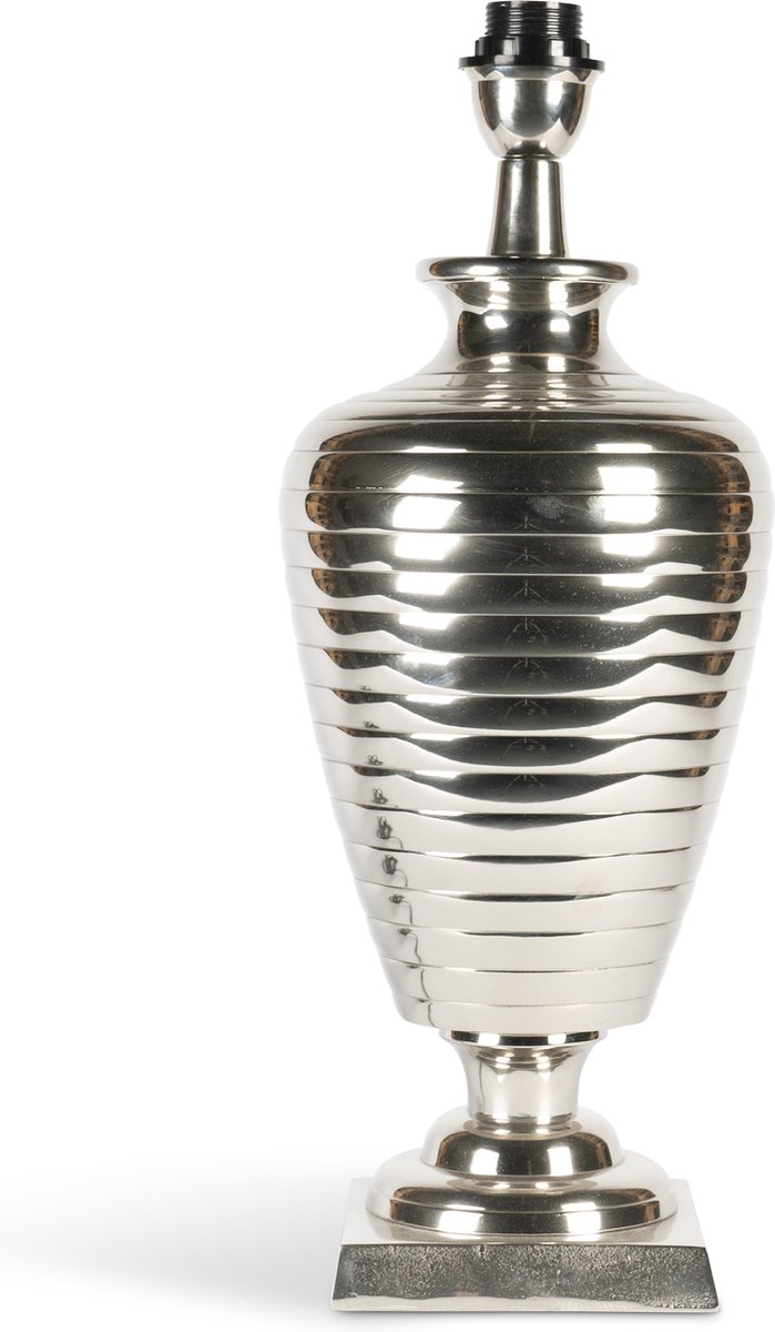 Authentic Models - Roaring Twenties Vase Lamp - Lamp - TafelLamp - Staande lamp - Stalamp - Sfeerlamp - Woonkamer - Staande lampen - tafellamp slaapkamer - Silver