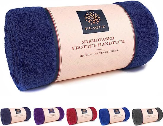 Cosey - Set van 3, pluizig microvezel handdoek Maat L, 60 x