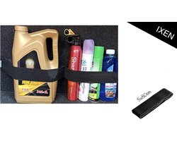 Auto Kofferbak Organizer - Auto Klittenband - Zelfklevende Opberghulp - Elastische Bandjes Organizer - 80 cm - IXEN