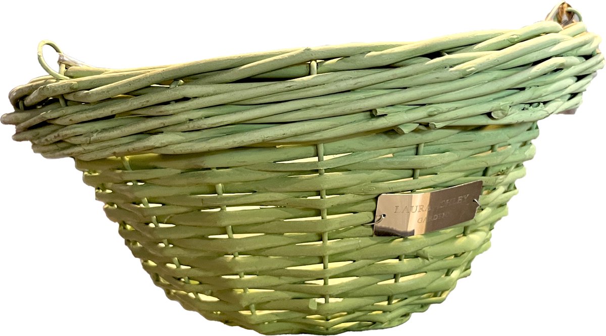 Laura Ashley Garden - Saturn Hanging Basket - Sage green