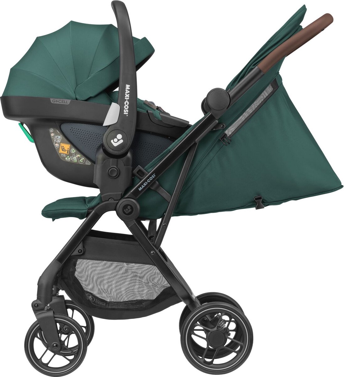 Maxi-Cosi Soho Ultracompacte Kinderwagen Essential Green - afbeelding 2