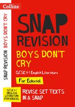 Collins GCSE Grade 9-1 SNAP Revision- Boys Don’t Cry Edexcel GCSE 9-1 English Literature Text Guide