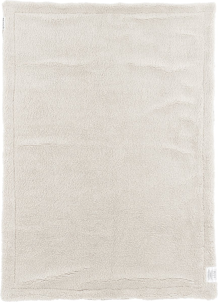 Meyco Baby Wafel Teddy ledikant deken - greige - 100x150cm - 2.0 TOG – foto 3