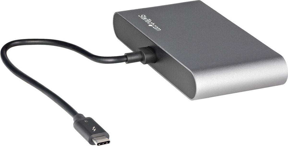 StarTech.com DKT30CHPD3  StarTech.com Adaptateur Multiport USB-C - Adaptateur  USB-C vers HDMI 2.0b 4K 60Hz (HDR10), Alimentation 100W Passthrough, Hub 4  Ports USB 3.0 - Mini Dock USB Type-C - Câble Intégré