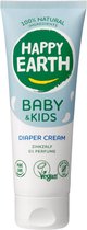 Happy Earth Zink Billencrème - Baby & Kids - 100% Natuurlijk - Parfumvrij - Met Zinkoxide - Geschikt vanaf de Geboorte - 75 ml