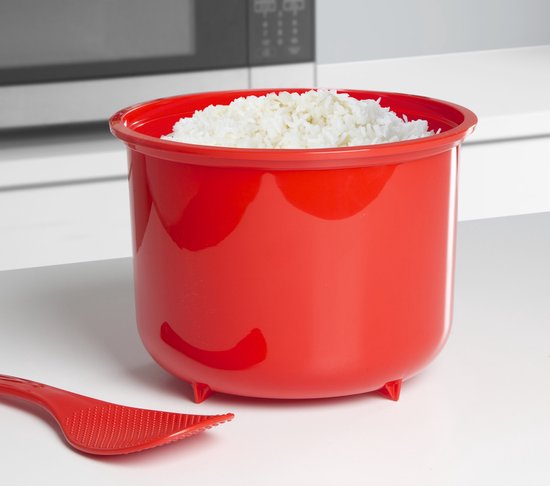 Sistema Microwave Rice Sleeve - Soupape de respiration - 2,6 litres - Rouge