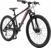 Bikestar 26 pouces, 21 vitesses Hardtail Sport VTT, noir / rose