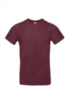 #E190 T-Shirt, Burgundy, XL