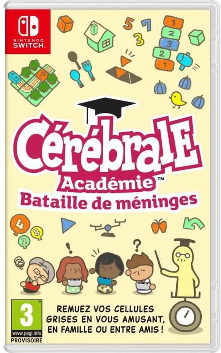 NINTENDO Cerebrale Academie: Bataille De Meninges (French) (Nintendo Switch) Computerspel