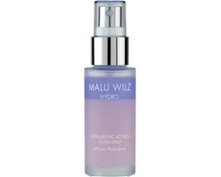Malu Wilz Hydro Hyaluronic Active+ Flash Spray 30 ml - Vochtinbrengende 2 phase verzorgingsspray - VEGAN - Intensief vochtinbrengende 2-fasen spray met hyaluronzuur