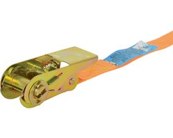 Carpoint Spanband met Ratel 3m – 500 kg – TÜV – Polyester – Sterk & Veilig – Voor Auto, Aanhanger & Transport