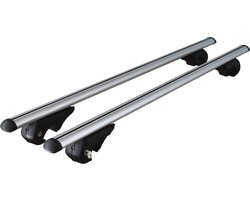 Pro Plus Dakraildrager - Lengte 120 cm - Aluminium - Maximale Belasting 90 kilo - 2 stuks