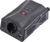 Technaxx TE24 Omvormer 300W - USB-A - USB-C - Zwart