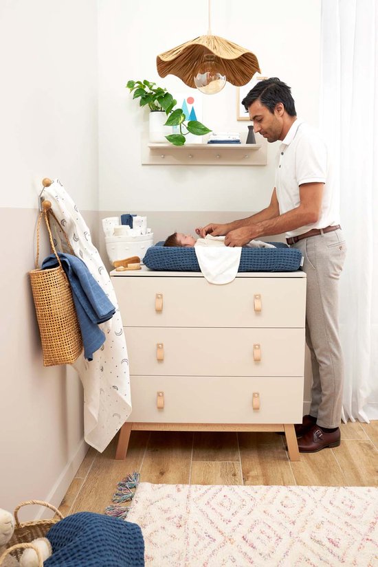 Meyco Baby Moon swaddlemeyco inbakerdoek - indigo - 4-6 maanden - 1.0 TOG van Merkloos — afbeelding 3