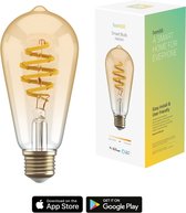 Hombli Smart Ampoule à filament E27 ST64 - Ambre - Edison - Lumière blanche chaude
