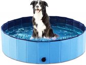 Chiens Pool - 120 x 30 cm - Blauw et Rouge - Groot - Dog Pool