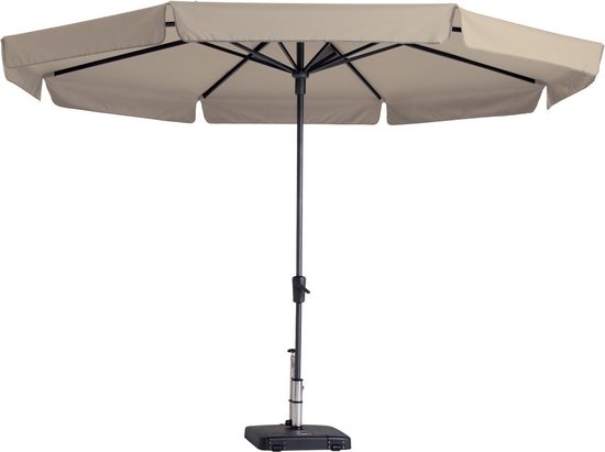Madison - Parasol Syros - Rond - 350cm - Ecru