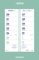Brepols Kalender 2024 • Week omlegkalender op schild NL • 20 x 31 cm