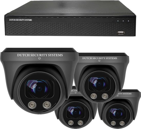 eufy Security - eufyCam 3 add-on camera - 3 PACK - Zwart en wit,Een stuk,4K draadloze
