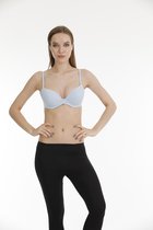 AMARANTA Regular Push Up Beha- Dames Lingerie- Beugel Beha-verstelbare schouderband-licht blauw kleur 80 B-Moeder dag Cadeau