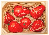 Magni speelgoed fruit aardbeien in houten kistje
