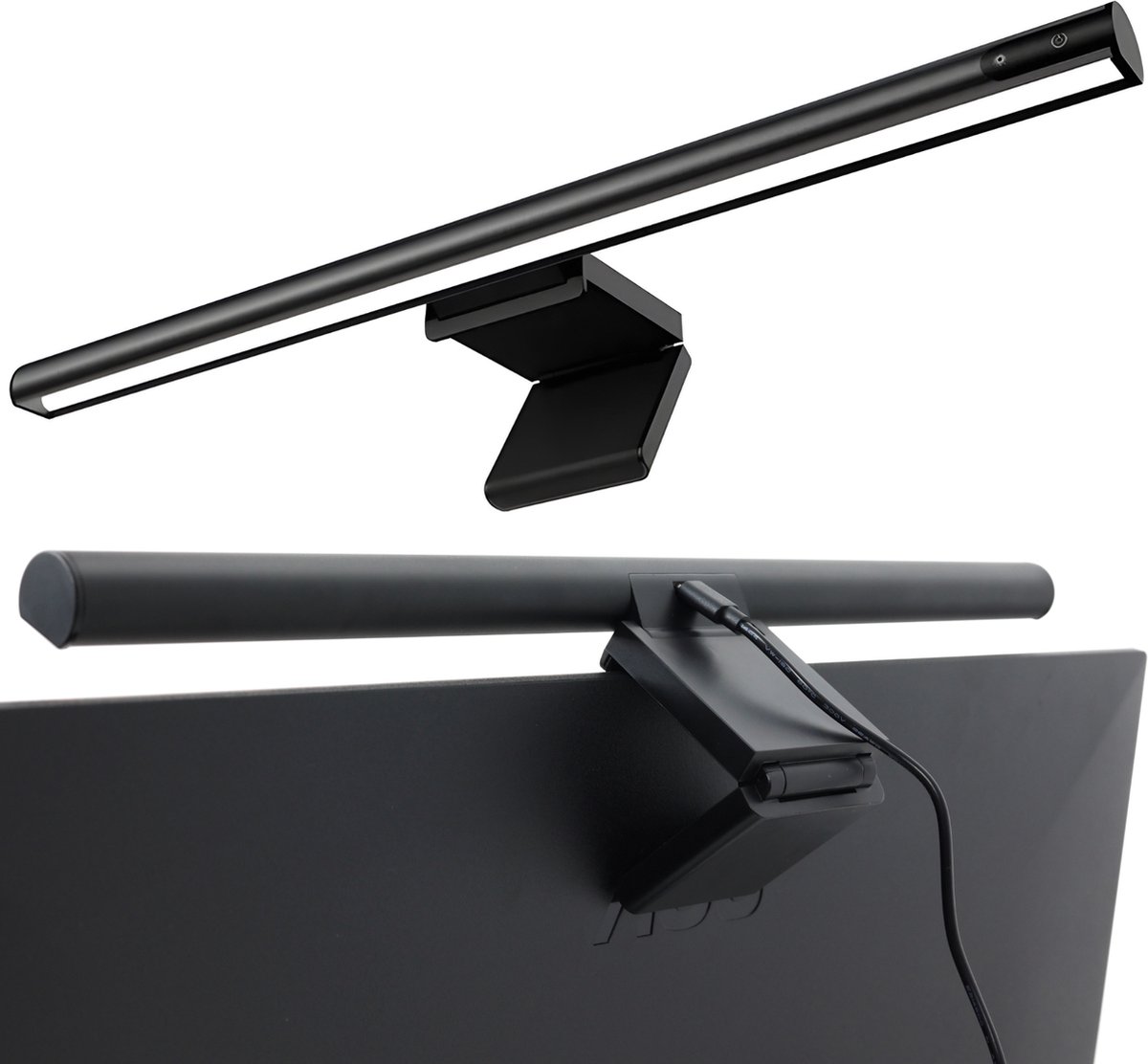REV Clamp lamp - 39 cm monitor lamp with battery, clampable, 120lm, 3