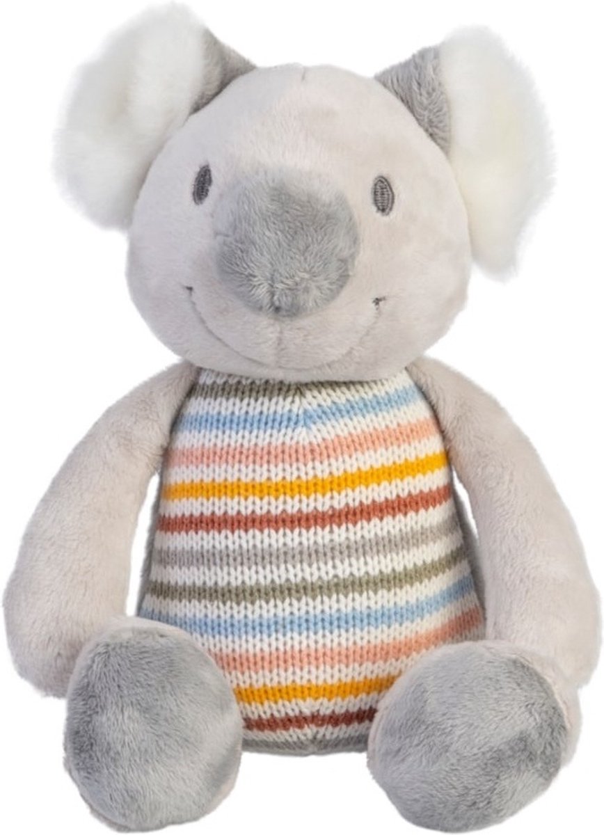 Happy Horse Koala McKensey Knuffel 26cm - Grijs/Multi - Baby knuffel