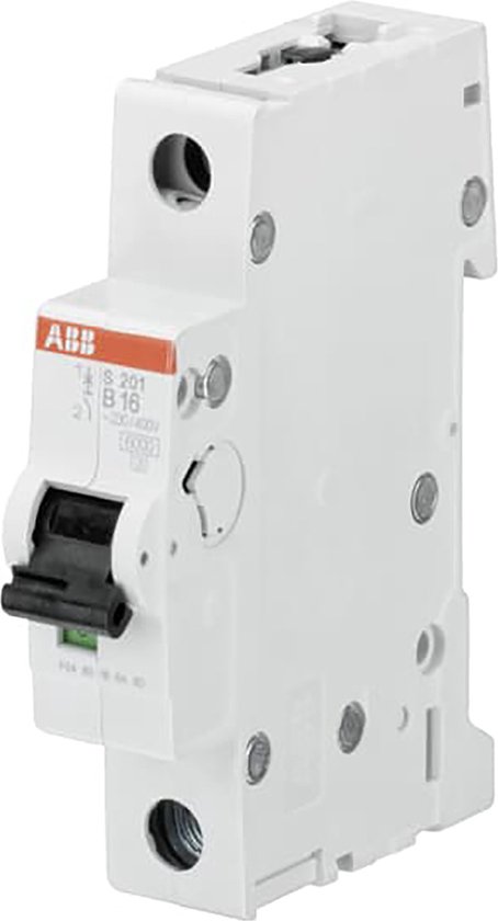 Abb System pro M compact installatieautomaat B karakteristiek 16a 1P 1 beveiligd 1te - 2CDS251001R1165