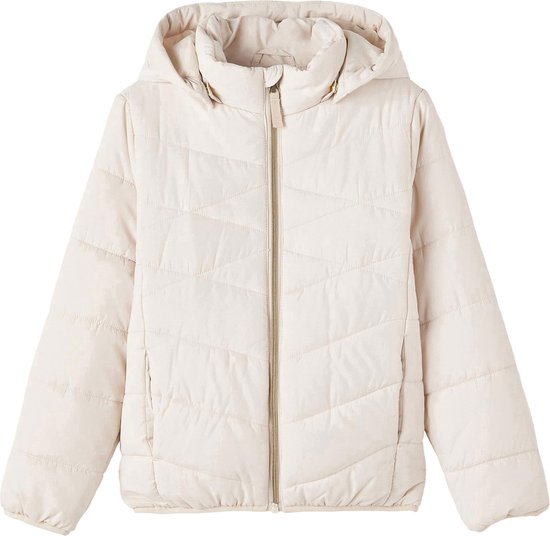 name it NKFMEMPHIS JACKET PB Meisjes Jas - Moonbeam_ - Maat 146