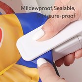Mini Bag Sealer - Hand Sealer - Sealer Apparaat - Seal Plastic - Sealer Apparaat voor zakjes - Sealapparaat - Sealmachine - Met Magneet ( Wit & Roze Kleur)