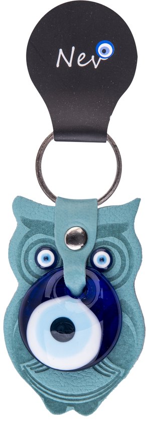 nevfactory Nev Nazar Boncuk Evil Eye, decorazione da parete – portafortuna fatto a mano, pesce con occhio turco in vetro