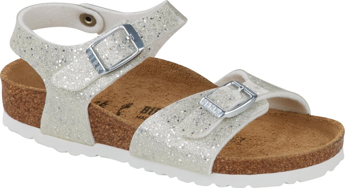 Birkenstock Rio Cosmic Sparkle Sandalen Junior Zilver