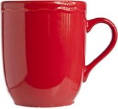 Cozy and Trendy Juliet Red Cup Shiny 44cl D9cm Poterie - (Lot de 6)