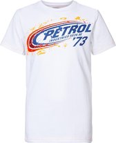 Petrol T-shirt jongen artwork Bright white - Zomer 2020