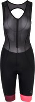 AGU Prime Fietsbroek met Zeem Essential Dames - Met Bretels - Rood - M