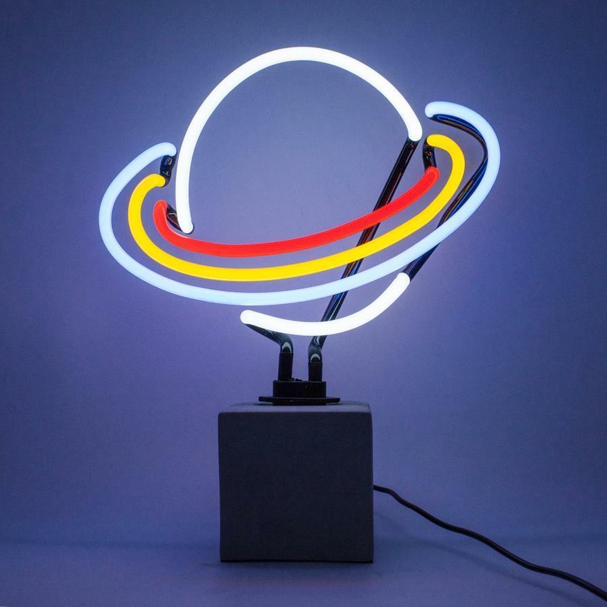 Neon Lamp 'Planet' (betonnen voet) - Locomocean