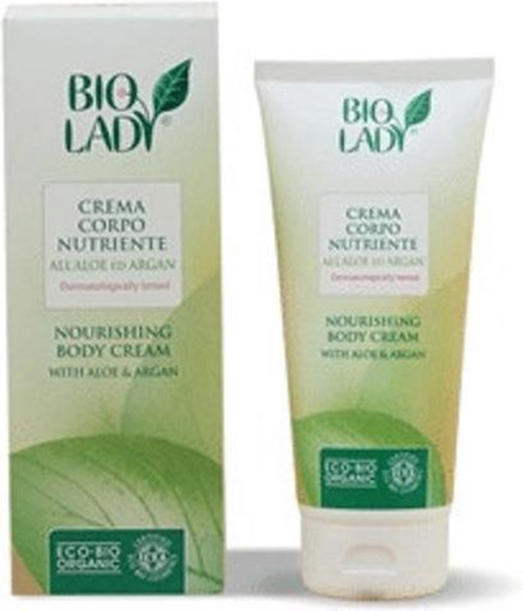 Bio Lady Biologische voedende Body Crème met Aloe en Argan
