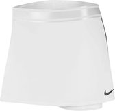 Nike Nkct Dry Skirt Str Sportrok Dames - White/Black/White/Black - Maat XL