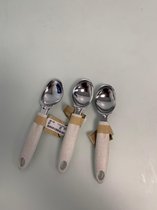 3 ijslepels - wit