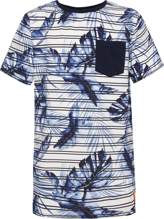 | WE Fashion Jongens T shirt met botanisch dessin Jongens T shirt met dessin | 95619491 WE Fashion