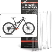 Bikeshield frame bescherming Crank shield glanzend protectie sticker | fiets folie |