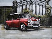 Schilderij Metaal 3d 80x60cm Rode Mini | Schilderijen  | 3d Schilderijen Metaal  | Overige Maten | 1 Jaar Garantie