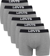 Levi Solid Basic (6-pack)  Onderbroek - Maat XL  - Mannen - grijs/zwart/wit