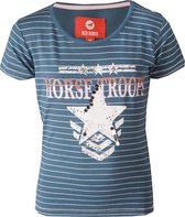 Red Horse Shirt Mischa Kids Atlantic Blue - 164