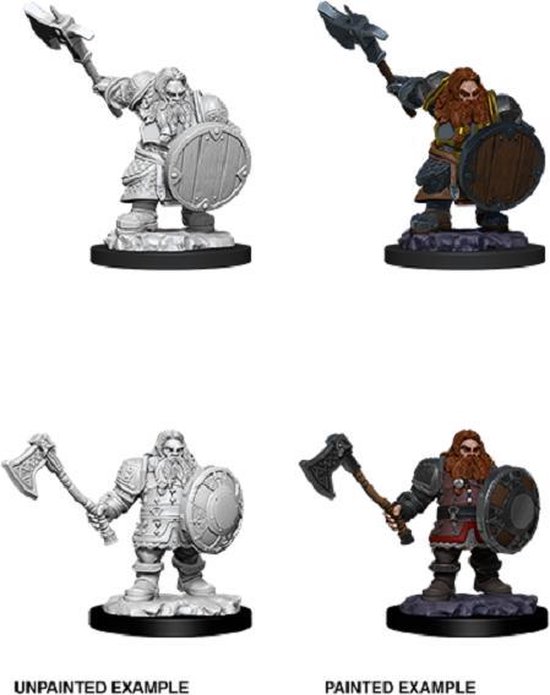 D&D Nolzur's Marvelous Miniatures Dwarf Fighter Male