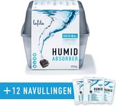 Lafita Vochtvanger - 450 gram - inclusief 12 navullingen - stevige bak - made in NL