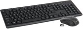 Omega OKM071B, toetsenbord met muis RF Draadloos QWERTY Amerikaans Engels, zwart