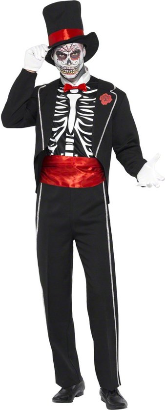 Déguisement squelette de gentleman d'Halloween pour adulte - Déguisement -  Grand" "" | bol