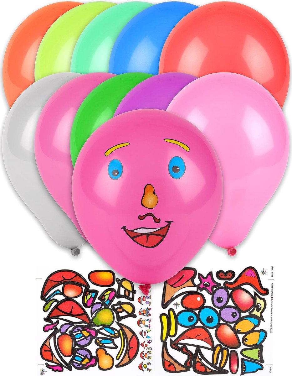 GLOBOLANDIA - 10 personaliseerbare ballonnen